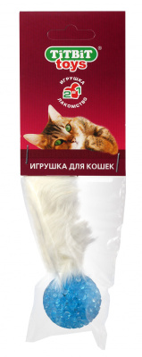 Игрушка  д\кош. TITBIT "Хвост кроличий" мягк.уп. 0083