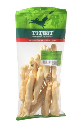 TITBIT Лакомство для собак. Лапки кроличьи большие, мягкая упаковка, 100 г.