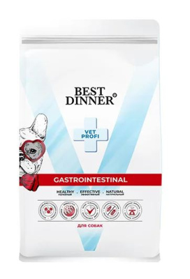 Best Dinner Vet Profi Gastrointestinal Сухой диетический корм для собак при нарушениях пищеварения , 2кг