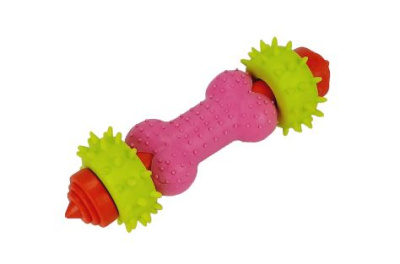 Игрушка для собак Dogman Зубочес кость с кольцами 18 см.