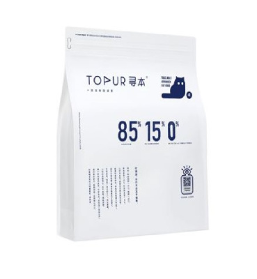 TOPUR KITTEN IMMUNO Сухой корм для котят с напылением, кусочками курицы и скумбрией для укрепления иммунитета 1,5 кг