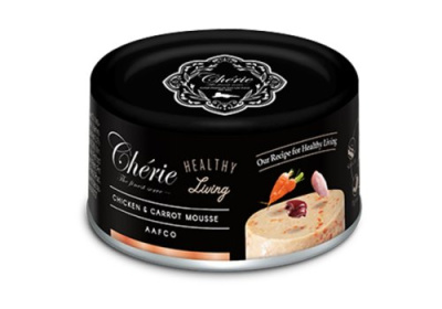 Pettric консервы для кошек Cherie Healthy Living/Мусс из курицы с морковью 80г