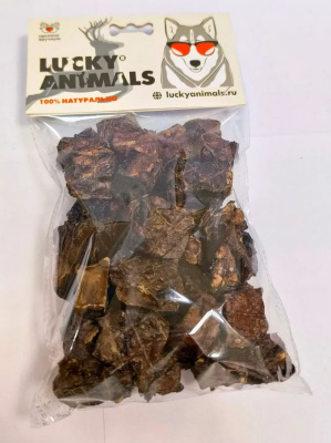 Лакомство Lucky Animals Легкое оленье для всех пород собак, 75г