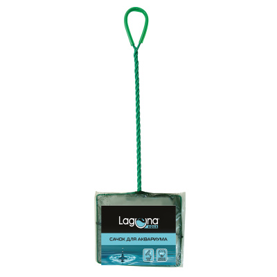 Сачок аквариумный, зеленый, 200*150*330мм, Laguna