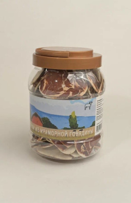 NORD FARM Лакомство для собак Сердечки из мраморной говядины, - 700 гр