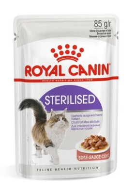 Royal Canin Sterilised Влажный корм для стерилизованнных кошек в соусе 85 гр