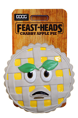 Игрушка д/соб. "Яблочный пирог" латекс 12*12*3см