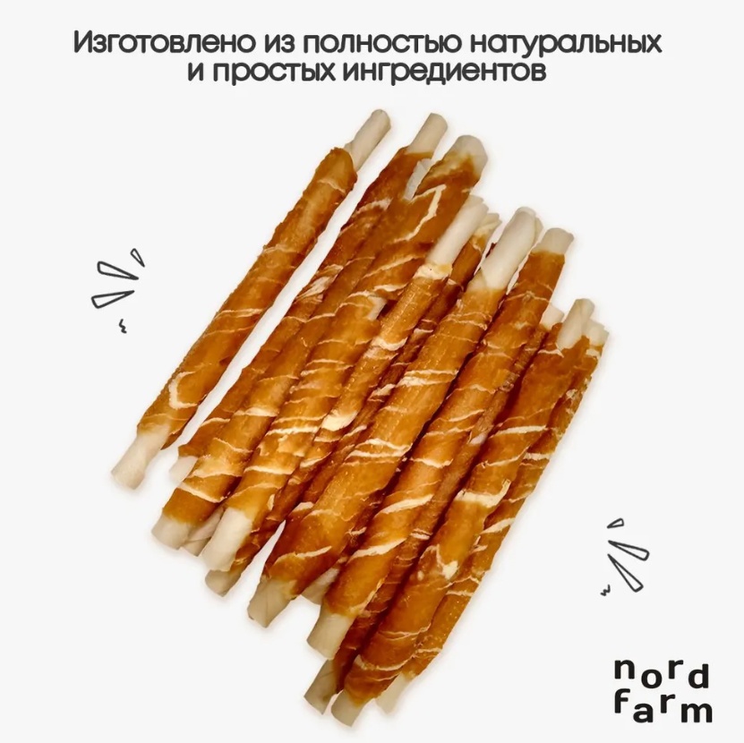 NORD FARM Косточки с мраморным цыпленком, 600 г