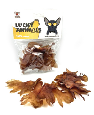 Лакомство Lucky Animals Гребешки куриные для всех пород собак, 30 гр
