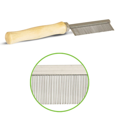 Triol Расческа для животных с частыми зубьями "Классика", 30*180мм (подложка 1шт.)