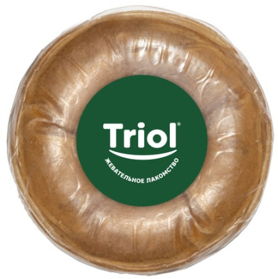 Кость из жил Кольцо жевательное Dental 7см 45г Triol