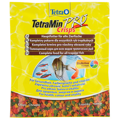 Tetra Min Crisps корм-чипсы для всех видов рыб 12 г