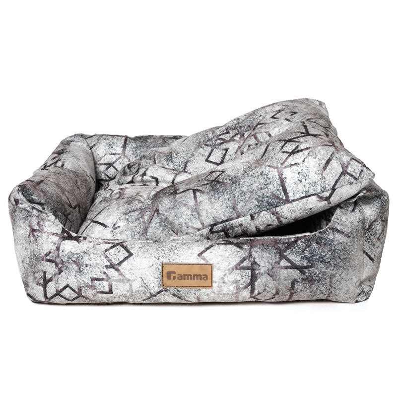 Лежанка прямоугольная "Руна" S, 420*400*150мм, Gamma