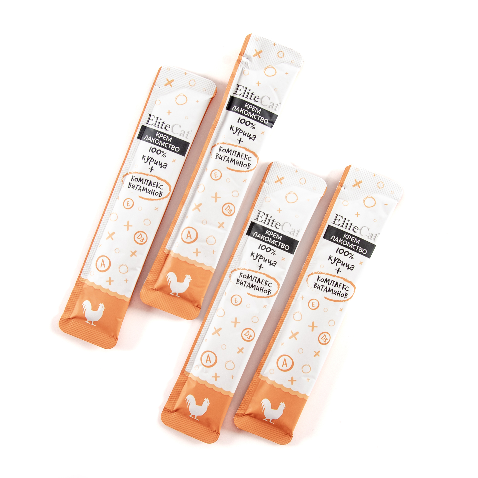 ELITECAT лакомство для кошек"крем лакомство" из куриного филе 12г