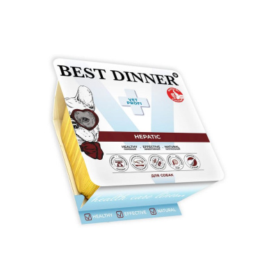 Бест Dinner Vet Profi  Hepatic Диетический паштет для собак с курицей  - 100 гр