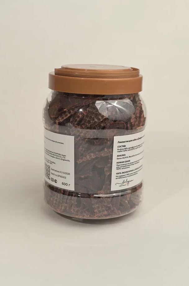 NORD FARM Лакомство для собак Джерки из ягненка - 600 гр