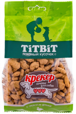 TiTBiT Крекер с мясом утки (250 г)