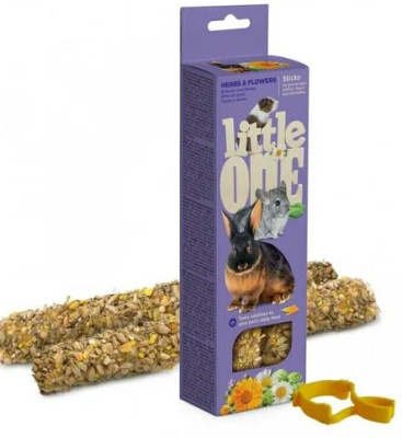 Little One   Палочки для морских свинок с травами и цветами 2*55гр