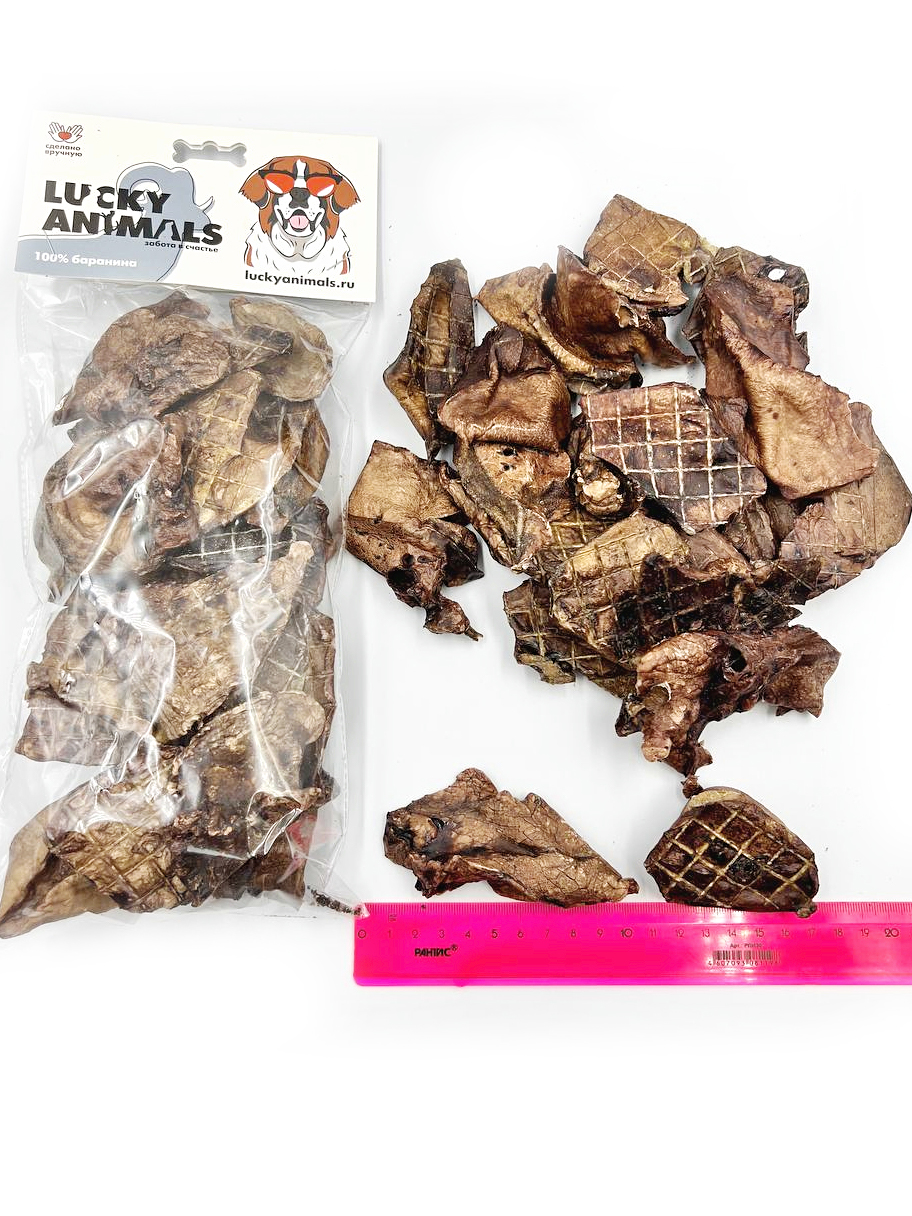 Лакомство Lucky Animals Легкое баранье темное для всех пород собак 140 гр