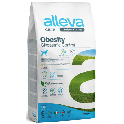 Сухой корм для собак Alleva Care Dog Adult Obesity Glycemic Control контроль потребления глюкозы, 2 кг