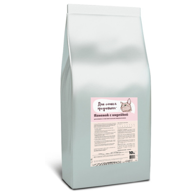 Для самых Преданных Сухой корм для кошек Ягненок и Индейка, 10кг