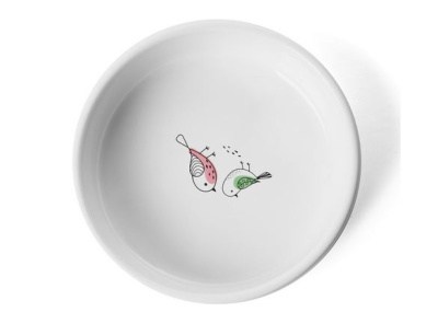 Миска керамическая "Птички", 0,35л, Triol