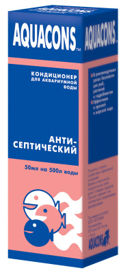 Зоомир Кондиционер для аквариума Акваконс Антисептический 50мл