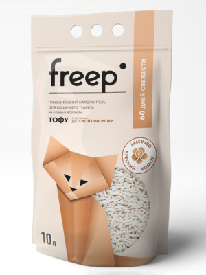 Freep Наполнитель тофу 10 л Детская присыпка
