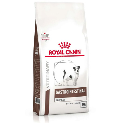 Сухой корм полнорационный диетический Gastrointestinal Low Fat Small Dog,  для взрослых собак мелких пород при нарушениях пищеварения , 1 кг
