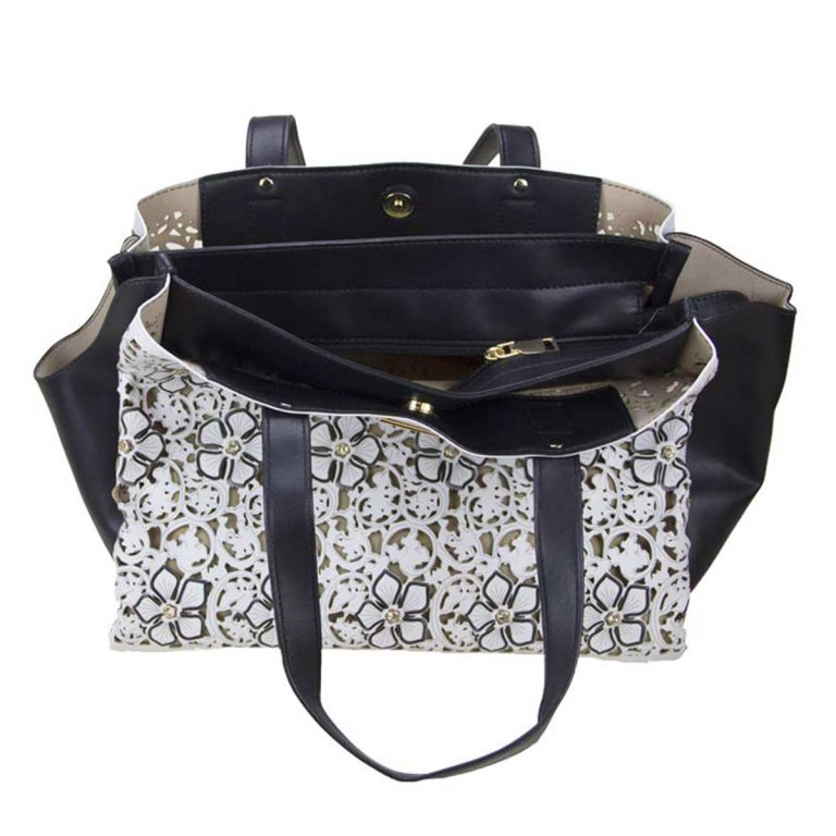 DOGMAN Сумка модельная "Париж" черная, 34 х 19 х 28 см