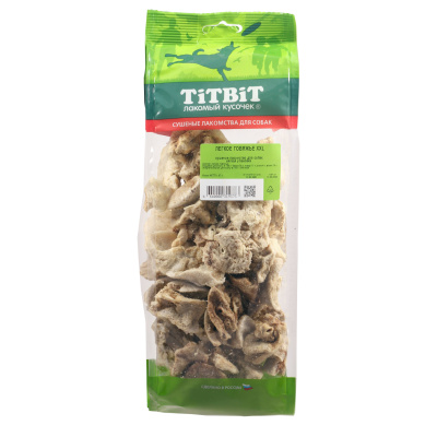 TITBIT Лакомство для собак Легкое говяжье XXL, мягкая упаковка, 67 г
