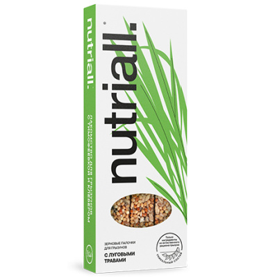NUTRIALL палочки для грызунов с травами 90 гр