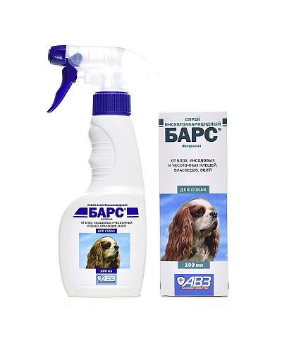 Барс спрей инсектоакарицидный для собак, 200 мл