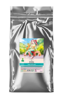 ZILLII Skin & Coat Сухой корм для кошек. Индейка и ягнёнок, 10кг
