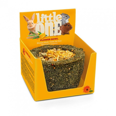 Little One Цветочное лукошко лакомство-игрушка для грызунов 120гр