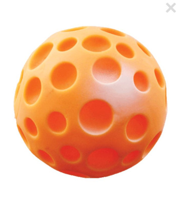 Игрушка для собак Зооник "Мяч-луна" средний 9,5 см