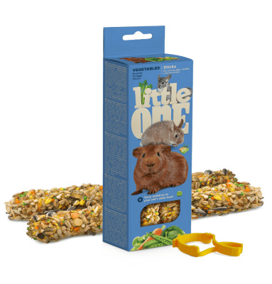 Little One. Палочки для морских свинок, кроликов и шиншилл с овощами 2*60гр