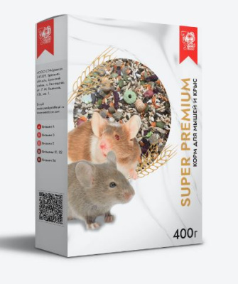 Seven Seeds SUPERPREMIUM Корм д/декор.мышей и крыс 400 гр