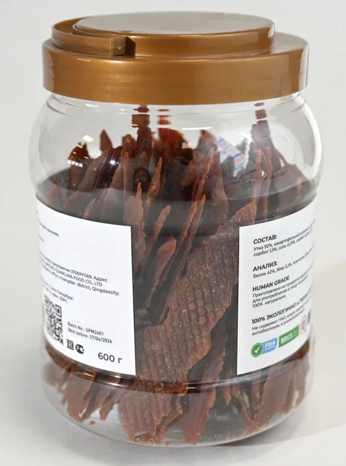 NORD FARM Утиные джерки, 600 г