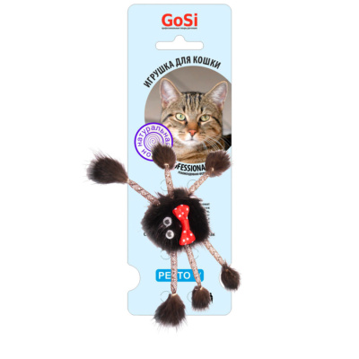 Игрушка GOSi для кошек "Паук из норки МИККИ" Игрушка GOSi для кошек "Паук из норки МИККИ"