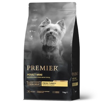 Premier Dog Turkey ADULT Mini Индейка для собак мелких пород 1 кг