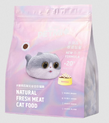 PETMI ADULT CAT Сухой корм для взрослых кошек с креветками, кусочками курицы и желтками 1,5 кг