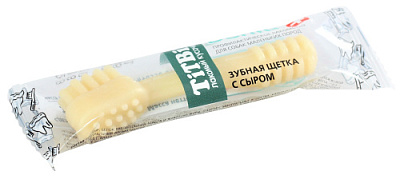 Лакомство TiTBiT Dental+ профилактическое для собак маленьких пород 3убная щетка с сыром, 13 г