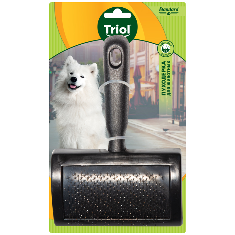 Пуходёрка пластиковая L 200*115мм (подложка), Triol