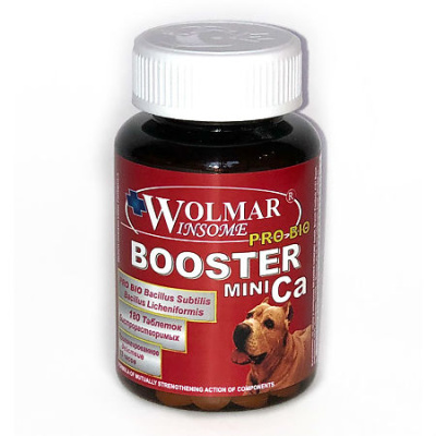 Витамины Wolmar Winsome Pro Bio Booster Ca MINI. Минеральный комплекс для мелких пород собак, 180табл.