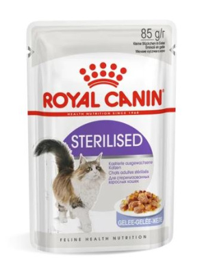 Royal Canin Sterilised Влажный корм для стерилизованнных кошек в желе 85 гр