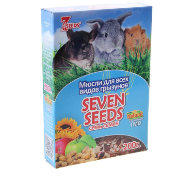 Seven Seeds Мюсли для всех видов грызунов 200 гр