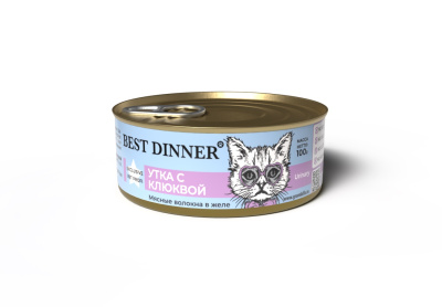 Best Dinner д/кош. Vet Profi Urinary Exclusive утка/клюква 0,1кг