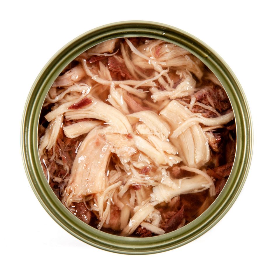 ELITECAT Консервы  дополнительного питания для взрослых кошек и котят "Тунец с курицей" сочные кусочки 85г