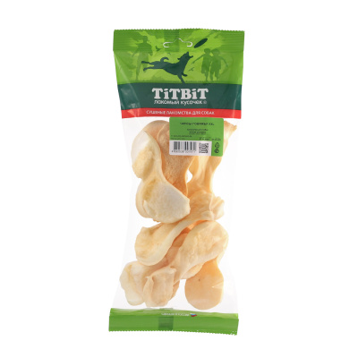 TITBIT Лакомство для собак Чипсы говяжьи XXL, мягкая упаковка, 65 г